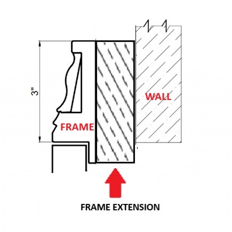 3" Decorative Frame