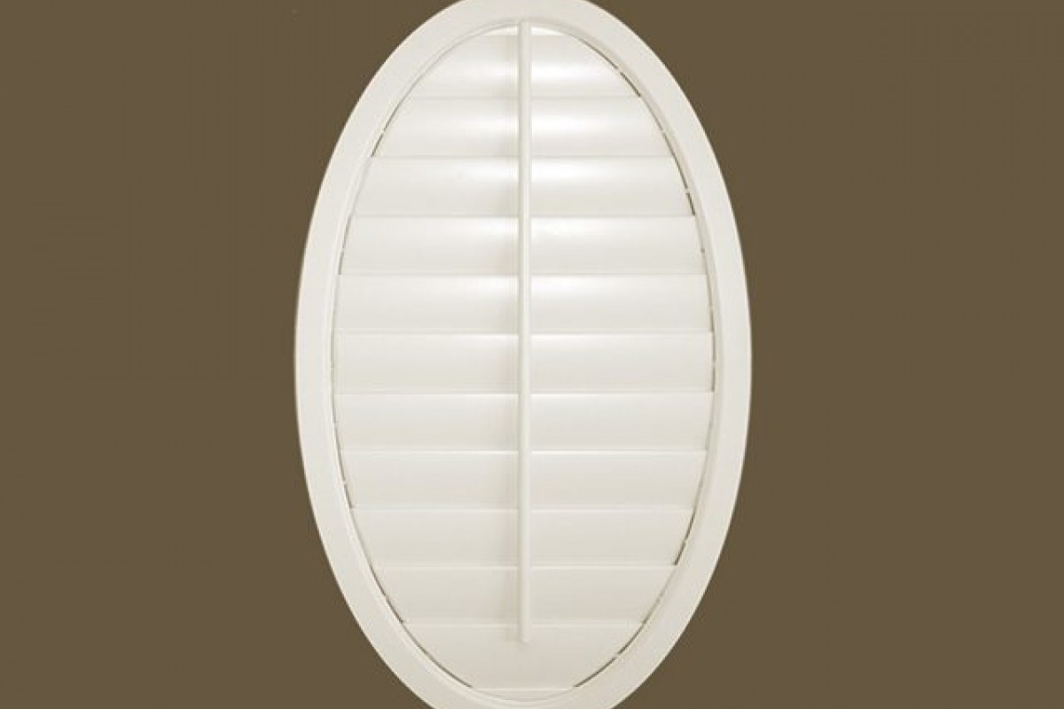 Premium Oval Wood Shutter