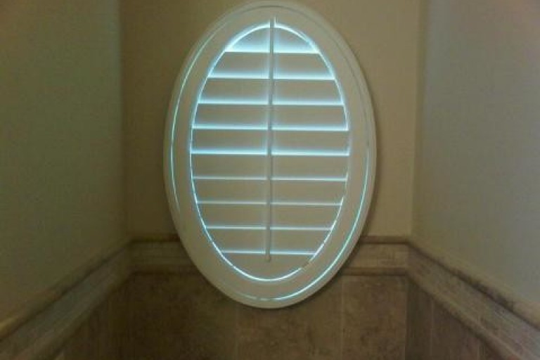 Premium Oval Wood Shutter